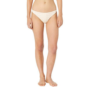 BCBG Generation Women Stripe Swim Bottom Peach Size M